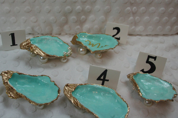 Oyster Trinket Dish (Ocean Water)