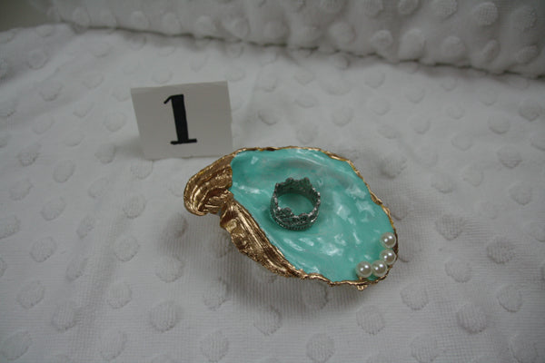Oyster Trinket Dish (Ocean Water)