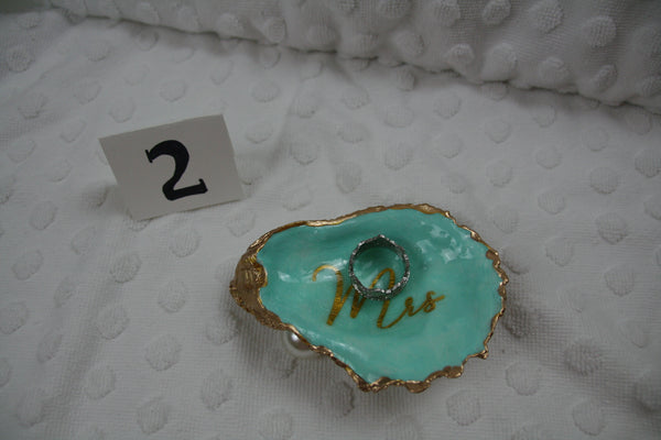 Oyster Trinket Dish (Ocean Water)